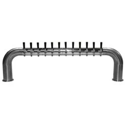 Rounded Pass Thru Draft Beer Tower - Glycol Cooled - 8 To 14 Faucets