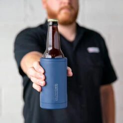 BrüMate Hopsulator BOTT'L Stainless Steel Triple Insulated Bottle Cooler - Holds 12 Oz Bottles -Bar Supplies hbe12x brumate hopsulator bottle cooler 103 1 88295.1590770761