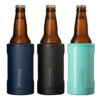 BrüMate Hopsulator BOTT'L Stainless Steel Triple Insulated Bottle Cooler - Holds 12 Oz Bottles -Bar Supplies hbe12xx 001 08857.1590770761