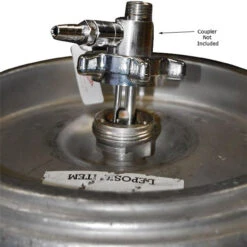 Empty Hoff Stevens Beer Keg - 1/2 Keg (15.5 Gallons) -Bar Supplies hskeg xxx hoffstvns b4 1 92071.1590770856