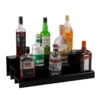 24-inch 3 Tier Liquor Bottle Shelf - Black