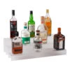 24-inch 3 Tier Liquor Bottle Shelf - Translucent