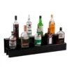 34-inch 2 Tier Liquor Bottle Shelf - Black -Bar Supplies keg 036 2t 34 inch 2 tier liquor bottle shelf black 2 93351.1592503957