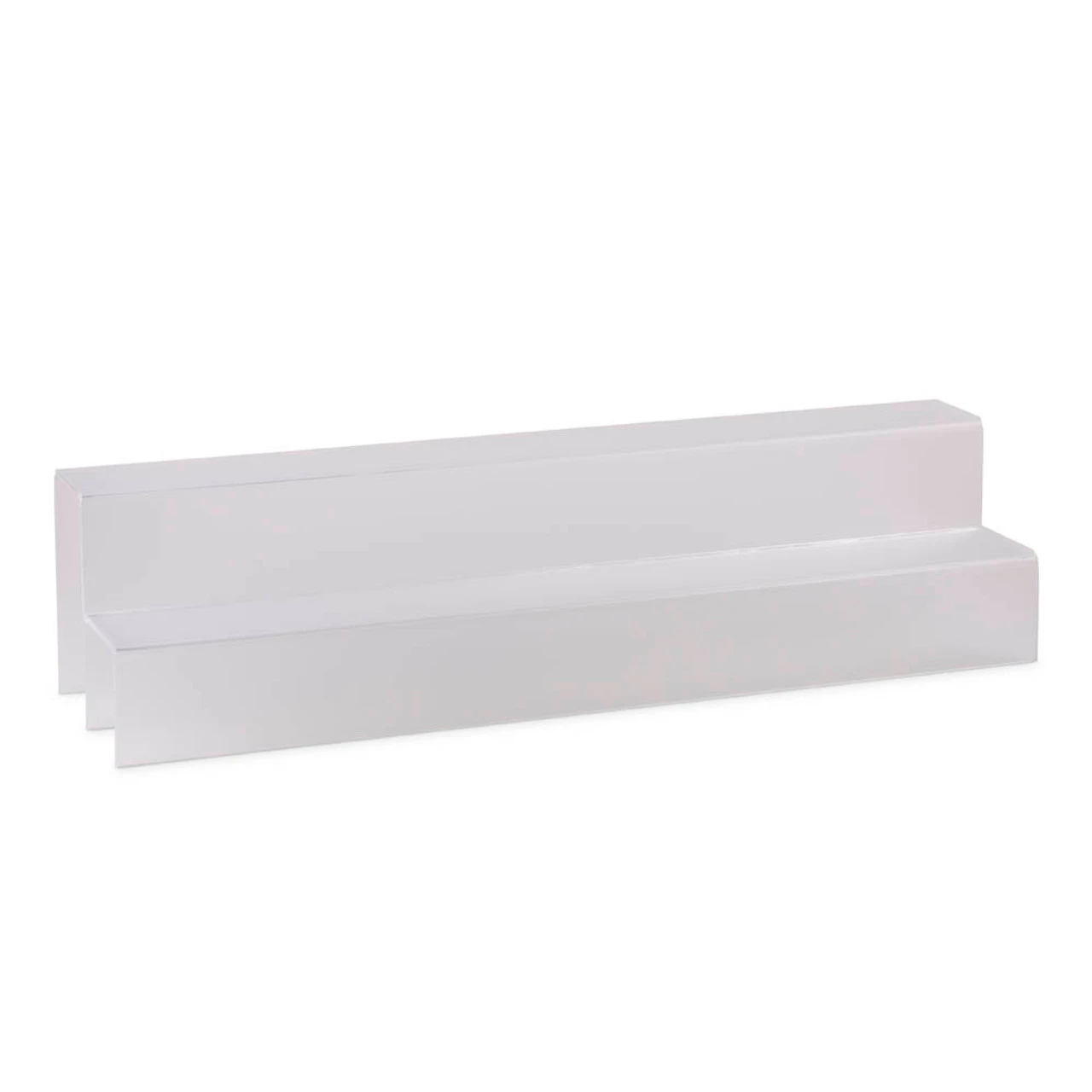 34-inch 2 Tier Liquor Bottle Shelf - Translucent 4 34-inch 2 Tier Liquor Bottle Shelf - Translucent - Image 2