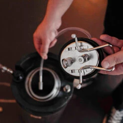 Keg Carbonation Lid W/ 0.5 Micron Diffusion Stone -Bar Supplies keg lid nitro infusion 2 47167.1590768570