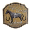 High Horse Saloon Metal Bar Sign
