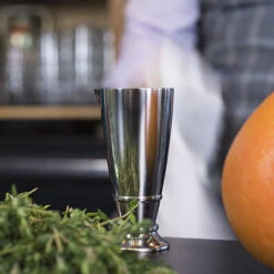 Crafthouse By Fortessa Footed Stainless Steel Cocktail Jigger - 2 Oz -Bar Supplies kegworks fortessa lifestyles 5 18563.1590769842