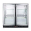 Summit Glass Door Beverage Center - 36" Wide - Stainless Steel -Bar Supplies large SCR7012D Front 19392.1642005798