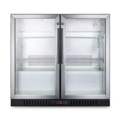Summit Glass Door Beverage Center - 36" Wide - Stainless Steel