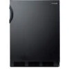 Summit Commercial Refrigerator - 5.5 Cu. Ft. - Black