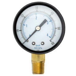 Replacement Gauge For CO2 Regulator - 0-60 PSI - Right Hand Thread