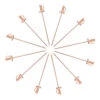 Barfly® Sword Cocktail Garnish Picks - Copper Plated Stainless Steel - Pack Of 12