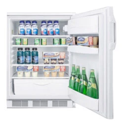 Summit Refrigerator - 5.5 Cu. Ft. - White -Bar Supplies medium ff6 full 19702.1590770443