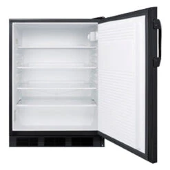 Summit Commercial Refrigerator - 5.5 Cu. Ft. - Black -Bar Supplies medium ff7bada open 46923.1590770445