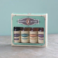 Scrappy's Cocktail Bitters Sampler 4 Pack - The New Classics - Lavender, Cardamom, Black Lemon & Orleans -Bar Supplies mg 0105 40573.1590772229