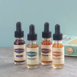 Scrappy's Cocktail Bitters Sampler 4 Pack - The New Classics - Lavender, Cardamom, Black Lemon & Orleans -Bar Supplies mg 0106 36318.1590772229