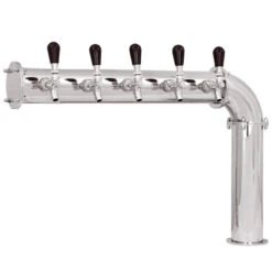 Persey Draft Beer Tower - Stainless Steel - Glycol Cooled - 3 To 5 Faucets -Bar Supplies persey 5 69242.1592435732