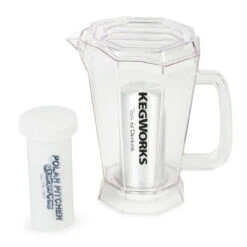 Polar Pitcher & Accessories Pack - Includes Pitcher With Ice Core, Lid, & Re-Freezable Glacier Insert
