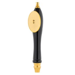 Pub Style Beer Tap Handle With Oval Shield -Bar Supplies puboval1 black pub style beer tap handle with oval shield black 0028 60921.1590771868