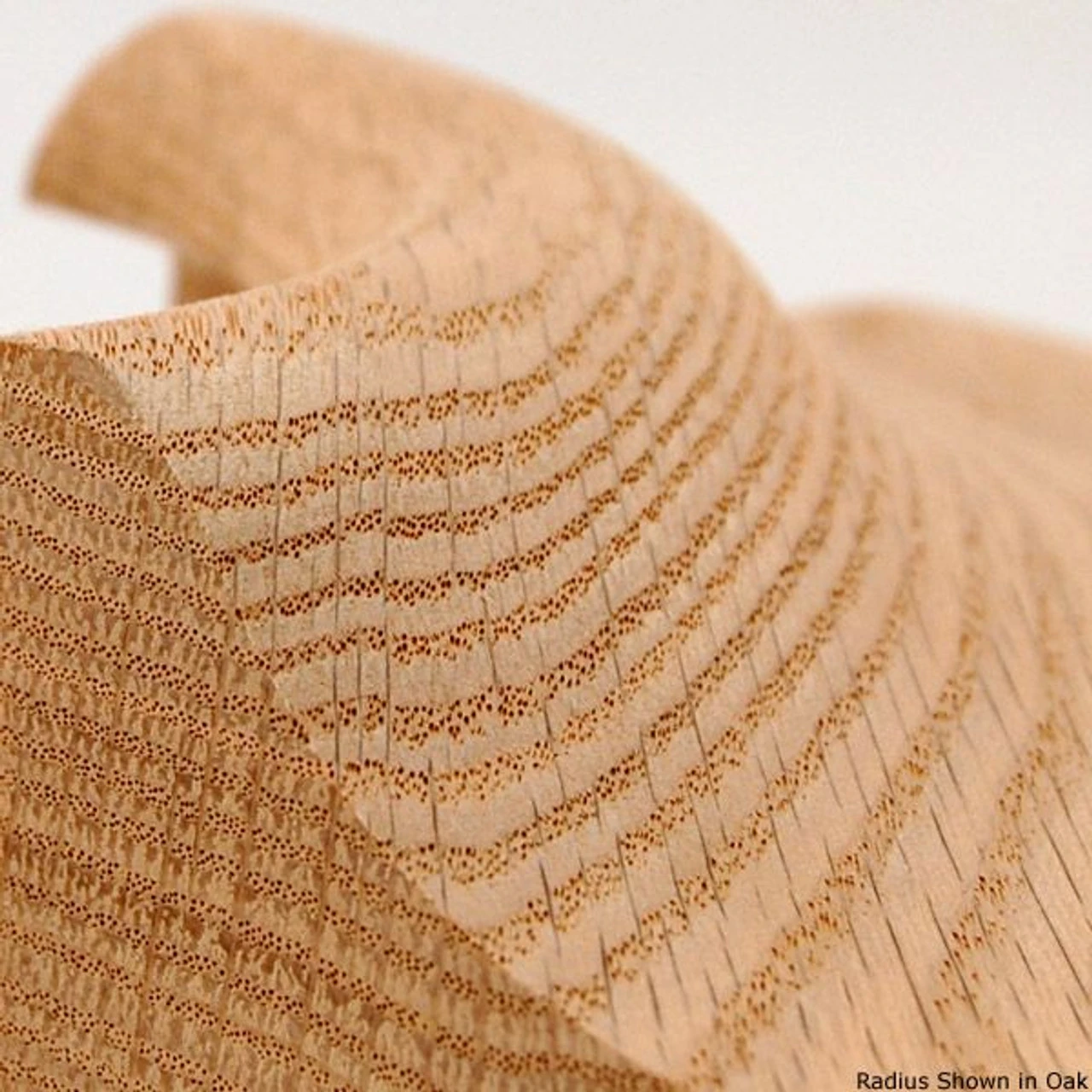 Bar Rail Molding - Wood Arm Rest - 90º Corner - Red Oak 4 Bar Rail Molding - Wood Arm Rest - 90º Corner - Red Oak - Image 2