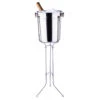 Champagne & Wine Bucket With Folding Stand - 8 Qt - Stainless Steel -Bar Supplies roy wb 1b 1s champagne and wine bucket with folding stand 2 49344.1590772004