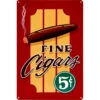 Vintage Fine Cigars Metal Bar Sign -Bar Supplies rpc065 cigarsign b1 1 02869.1590772007