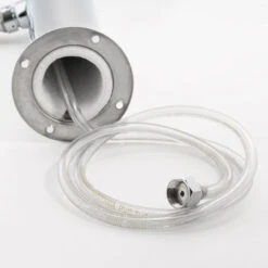 Draft Tower - 100% Stainless Steel Contact - 3" Column - 1 Tap - No Faucets -Bar Supplies single line 49007.1590769911