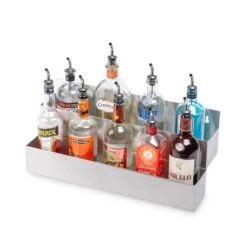 Double Bar Speed Rail - Stainless Steel -Bar Supplies spr 22d double bar speed rail stainless steel 3 1 21744.1590772366