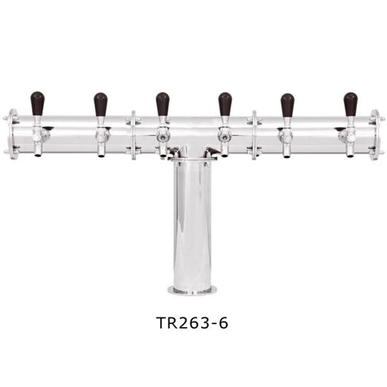 Terra Draft Beer Tower - Stainless Steel - 3 3/16" Column - Glycol Cooled - 2 To 8 Faucets 6 Terra Draft Beer Tower - Stainless Steel - 3 3/16" Column - Glycol Cooled - 2 To 8 Faucets - Image 4