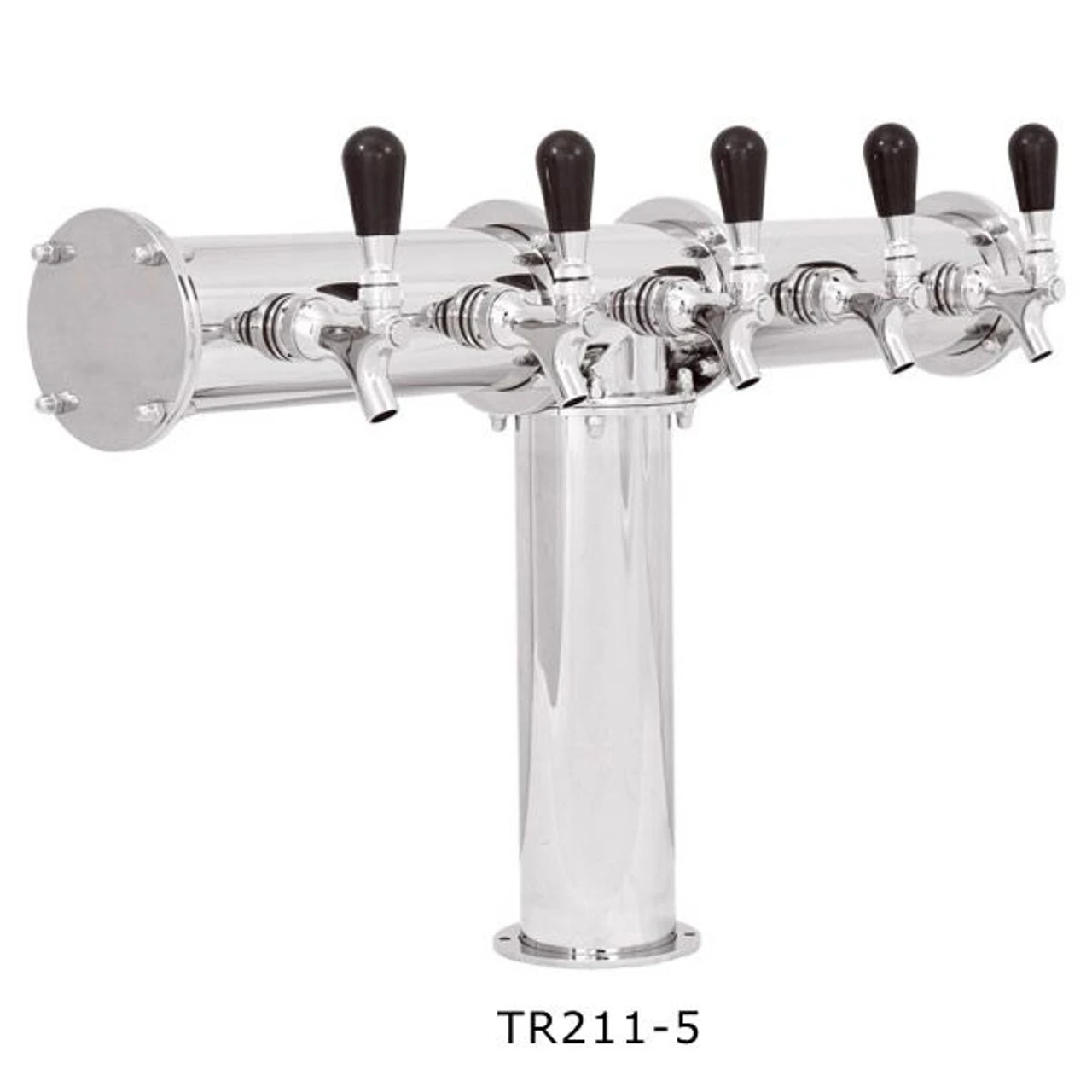 Terra Draft Beer Tower - Stainless Steel - 3 3/16" Column - Glycol Cooled - 2 To 8 Faucets 5 Terra Draft Beer Tower - Stainless Steel - 3 3/16" Column - Glycol Cooled - 2 To 8 Faucets - Image 3