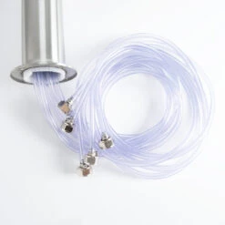 "T" Style Pedestal Draft Beer Tower - Stainless Steel - 3" Column - Air Cooled - 5 Faucets -Bar Supplies tt5cr stainless steel 5 tap draft beer kegerator t tower 0035 01093.1590772567