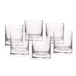 Urban Bar Etched Crystal 1910 Retro Old Fashioned Glasses - 10.1 Oz - Set Of 6 -Bar Supplies ub700 2 urban bar etched crystal 1910 retro old fashioned glasses 02 2 38023.1590772706