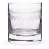 Urban Bar Etched Crystal 1910 Retro Old Fashioned Glasses - 10.1 Oz - Set Of 6 -Bar Supplies ub700 2 urban bar etched crystal 1910 retro old fashioned glasses 02 3 84483.1590772705