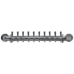 Wall Mount Rail Draft Beer Tower - Air Cooled - 6 To 12 Faucets