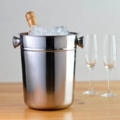 Champagne & Wine Bucket - Stainless Steel - 8 Quart 7 Champagne & Wine Bucket - Stainless Steel - 8 Quart -Bar Supplies wb 8 champagne and wine bucket stainless steel 3 72522.1590772861