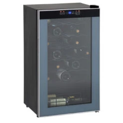 Avanti 34 Bottle Wine Cooler - Black Cabinet - Glass Door