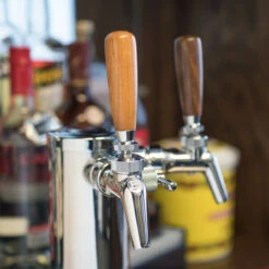 KegWorks 3" Wood Beer Tap Handle - Cherry -Bar Supplies woodentaphandles cherry v3 99635.1590772475