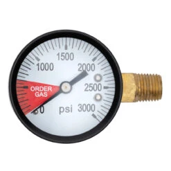 Replacement Gauge For CO2 Regulator - 0-3000 PSI - Right Hand Thread